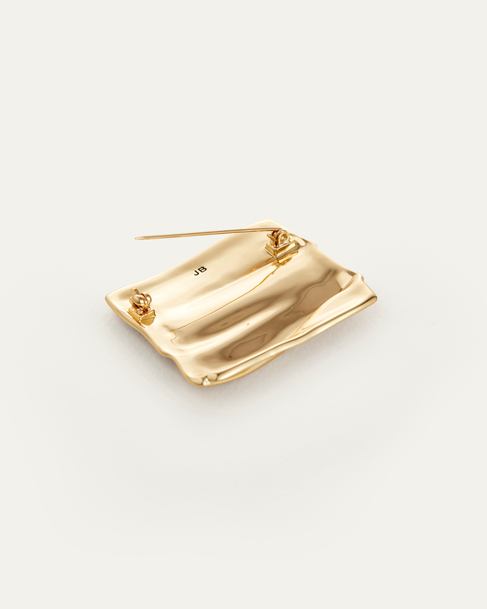 JENNY BIRD Sundra Brooch Gold Brooch For Women