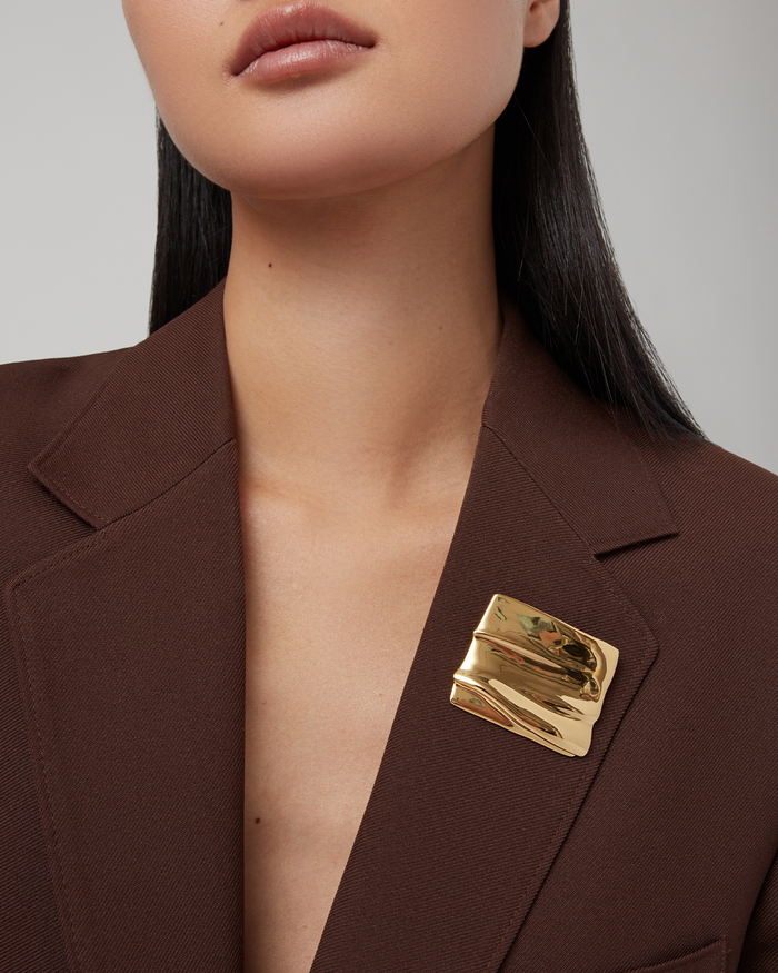 JENNY BIRD Sundra Brooch Gold Brooch For Women