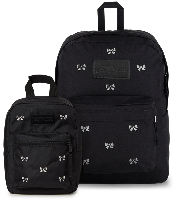 SuperBreak® Plus Embroidered Bows Black Set