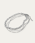 JENNY BIRD  Silver Gold Dhani and Surfside Waterproof Anklet Stack