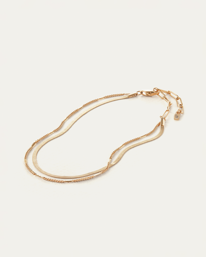 JENNY BIRD Waterproof Surfside Anklet Gold Anklet For Women