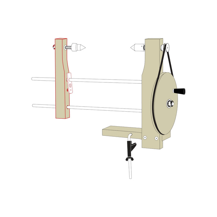Tail Spindle for Double Bobbin Winder