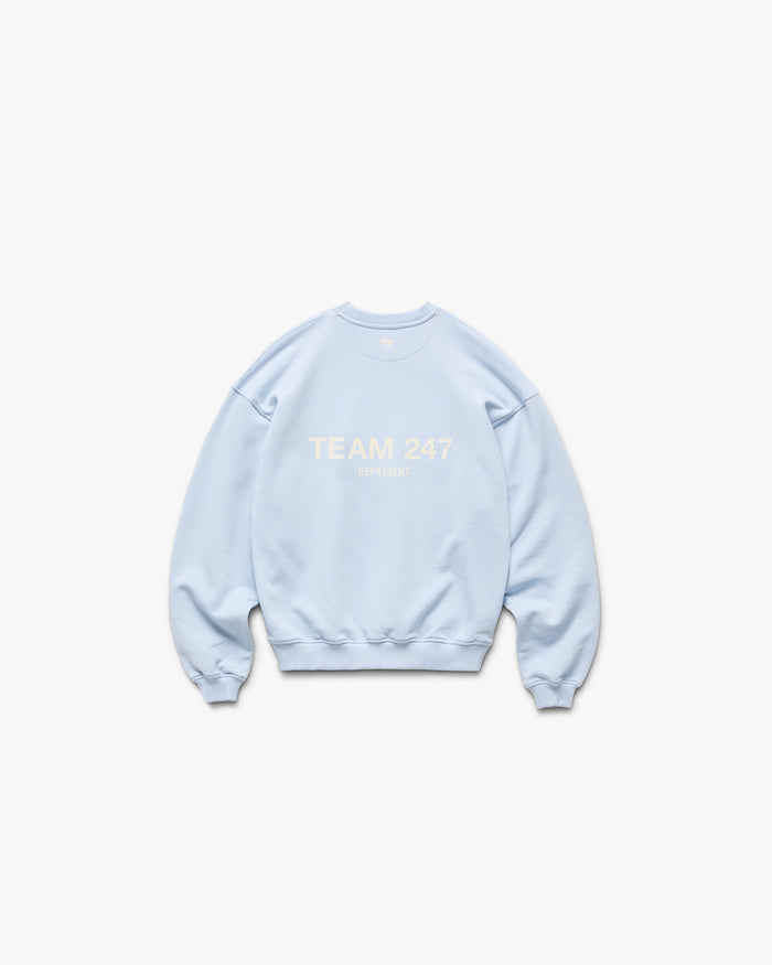 Team 247 Oversized Crew - Glacier