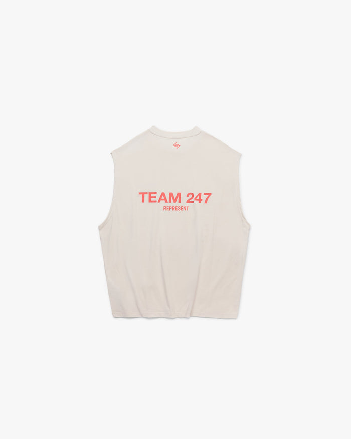 Team 247 Oversized Tank - Cream