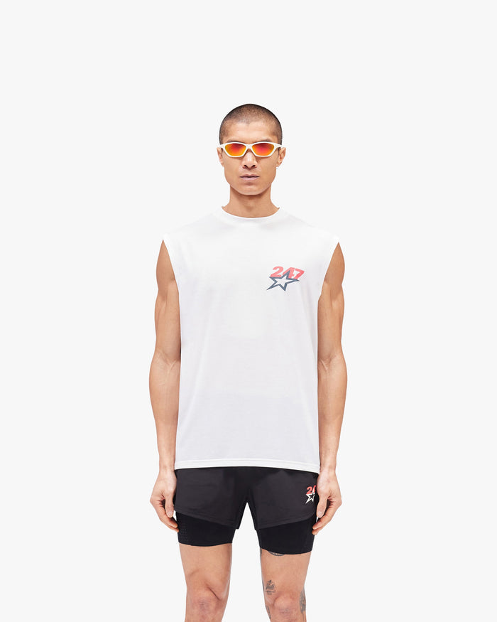 Team 247 Star Tank - Flat White