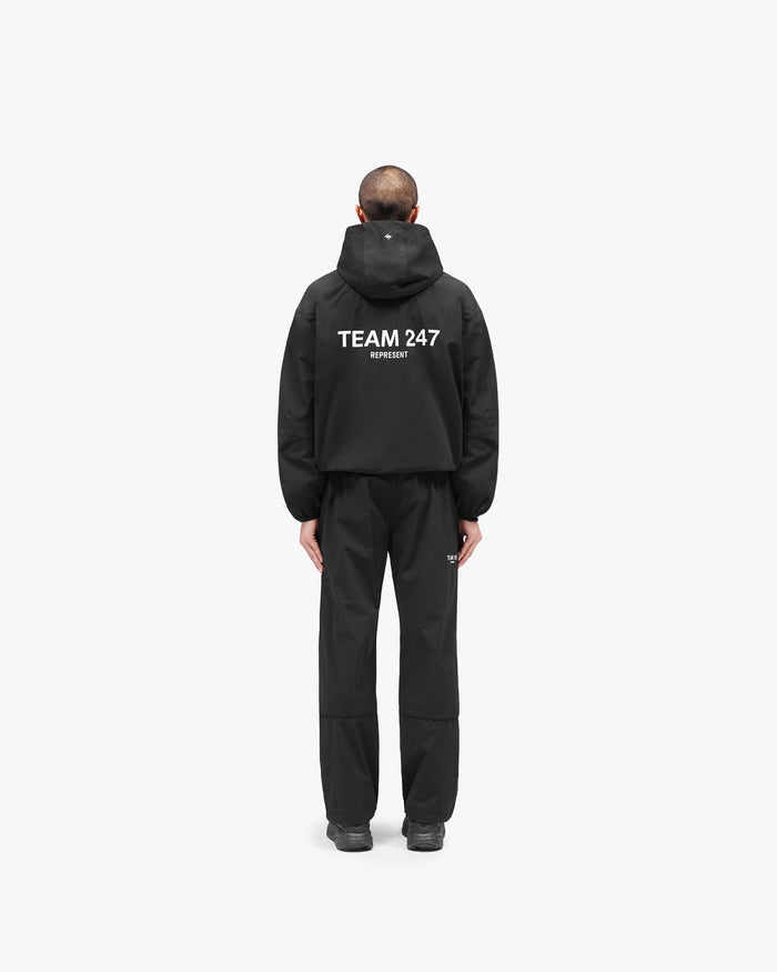 Team 247 Straight Leg Track Pant - Jet Black