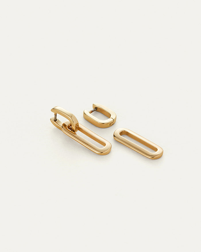JENNY BIRD Teeni Detachable Link Earrings Gold Earrings For Women