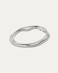 JENNY BIRD Waterproof Textured Anklet Stack Silver Anklet Stack For Women
