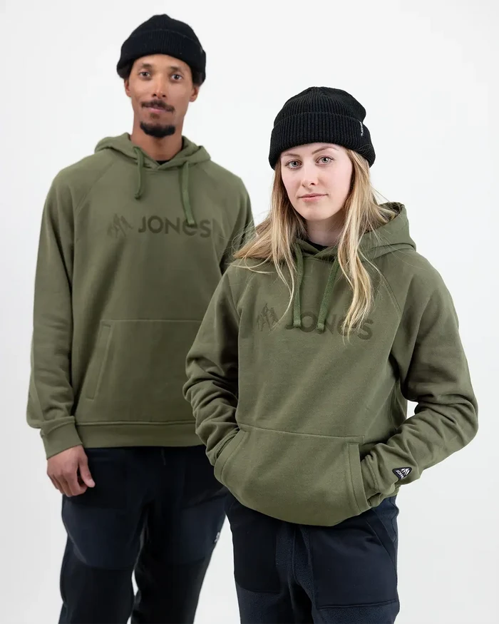 Truckee Organic Cotton Hoodie | Jones Truckee Organic Cotton Hoodie Jones Snowboards High Performance 7630949121783 J.26.HOM.TRH.GN.1XS.1