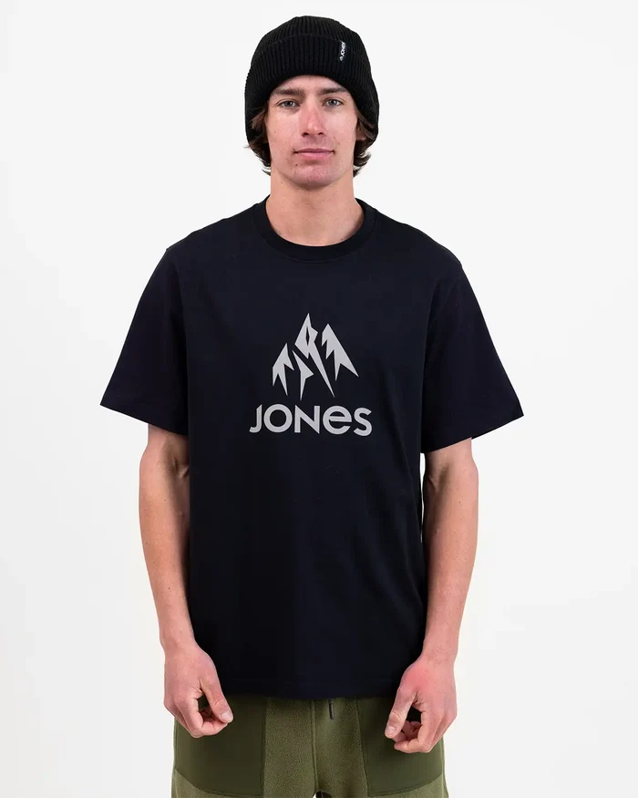 Truckee Organic Cotton Tee | Jones Truckee Organic Cotton Tee Jones Snowboards High Performance 7630949119803 J.26.TEM.TRT.BK.2S.1