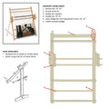 Warp Wedge Bars for Original Tapestry Looms