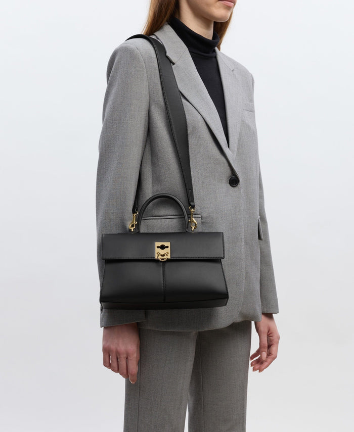Wide Shoulder Strap - Black Wallet Chains Cafuné