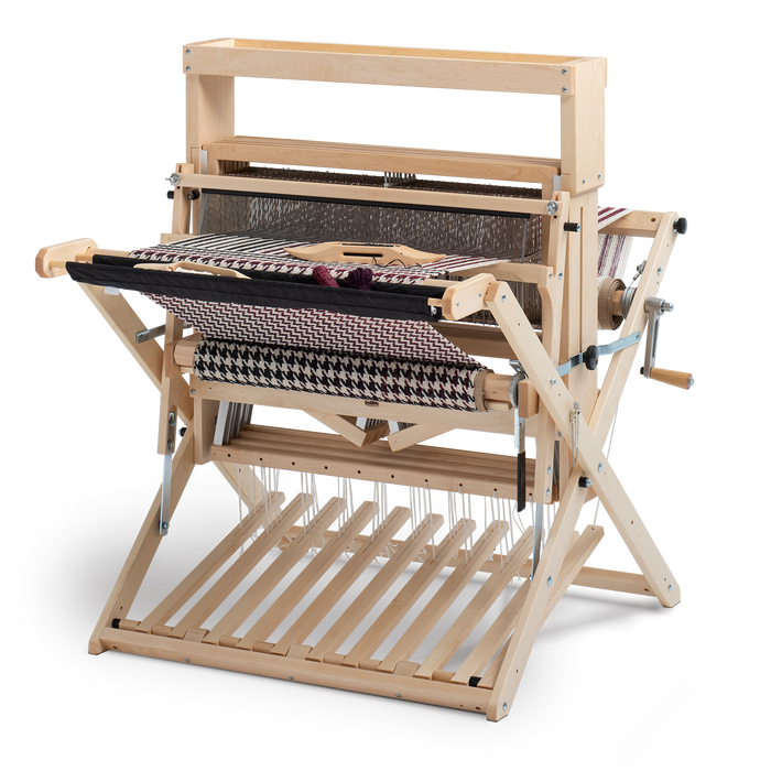 Baby Wolf 8-shaft loom with High Castle Tray and Trap