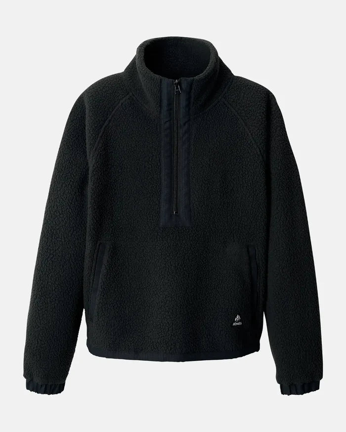 Women’s Campfire Recycled Sherpa Fleece Pullover | Jones Women’s Campfire Recycled Sherpa Fleece Pullover Jones Snowboards High Performance
