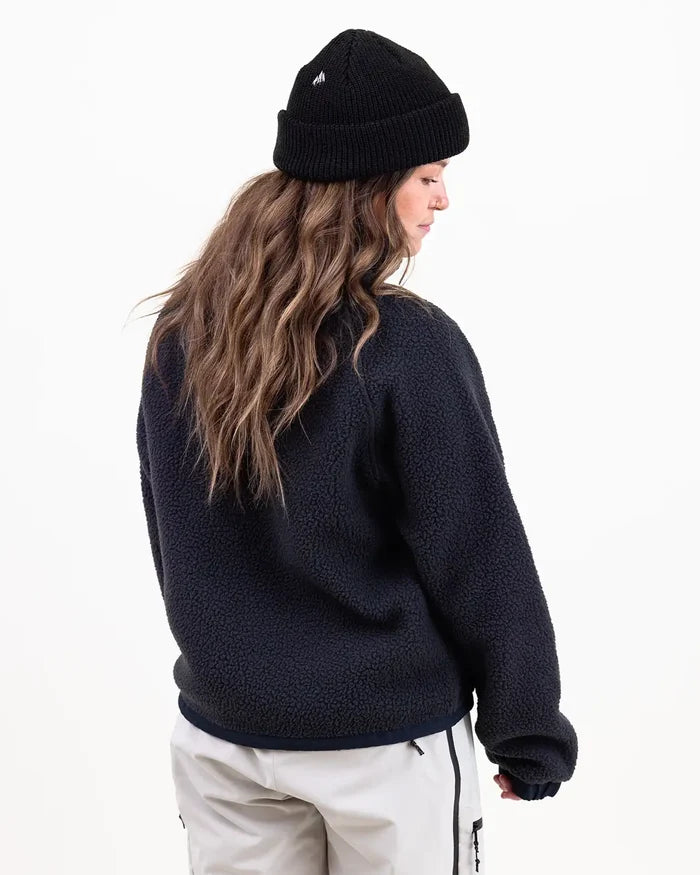 Women’s Campfire Recycled Sherpa Fleece Pullover | Jones Women’s Campfire Recycled Sherpa Fleece Pullover Jones Snowboards High Performance