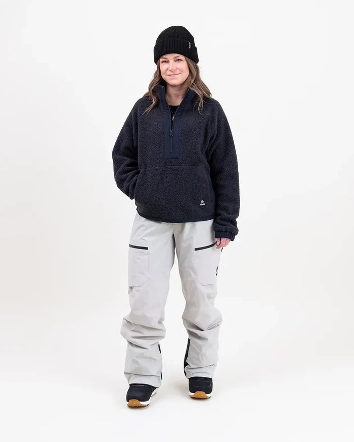 Women’s Campfire Recycled Sherpa Fleece Pullover | Jones Women’s Campfire Recycled Sherpa Fleece Pullover Jones Snowboards High Performance