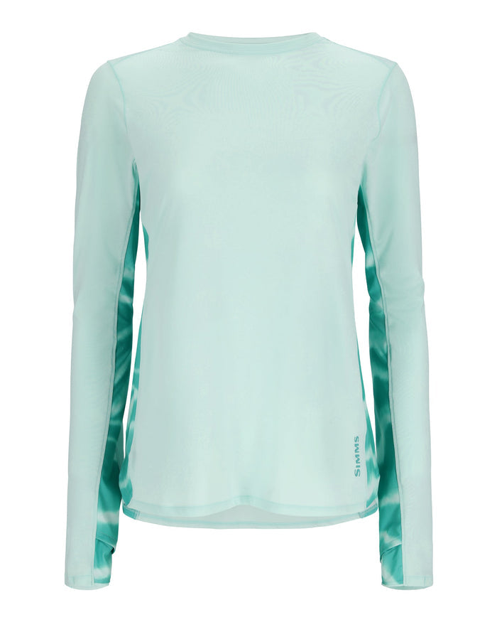 13670-2044-solar-flex-crew-Mannequin-s23-front_8a3d95c7-e2ff-4c28-92e1-09f65a71ac80 Sea Breeze/Wave Print Gulf Blue