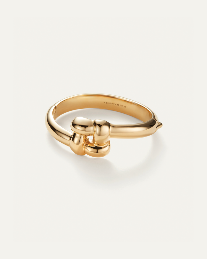 JENNY BIRD Waterproof Woven Square Bangle Gold Bangle For Women
