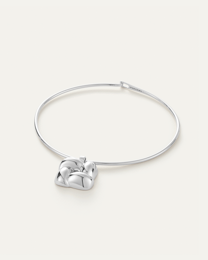 JENNY BIRD Woven Square Collar Silver Collar For Women