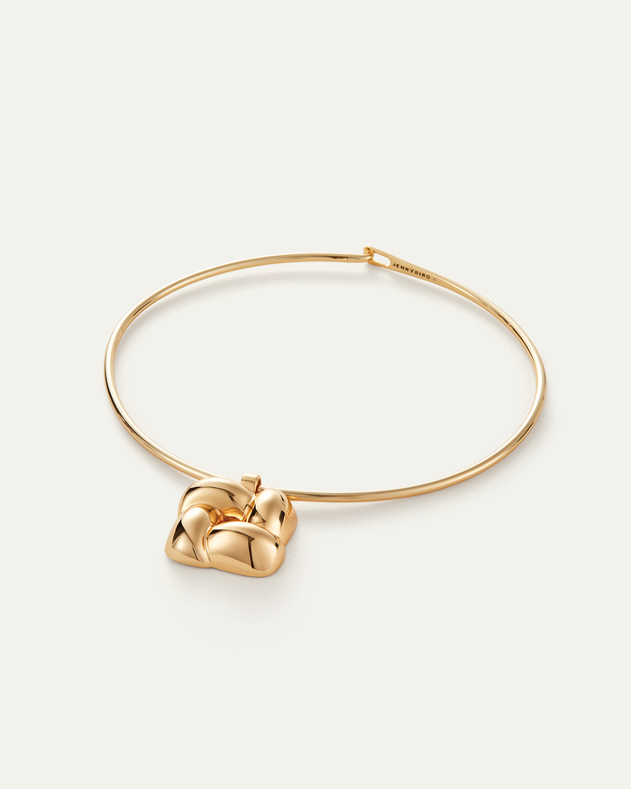 JENNY BIRD Woven Square Collar Gold Collar For Women
