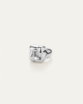 JENNY BIRD Waterproof Woven Square Ring Silver Ring For Women
