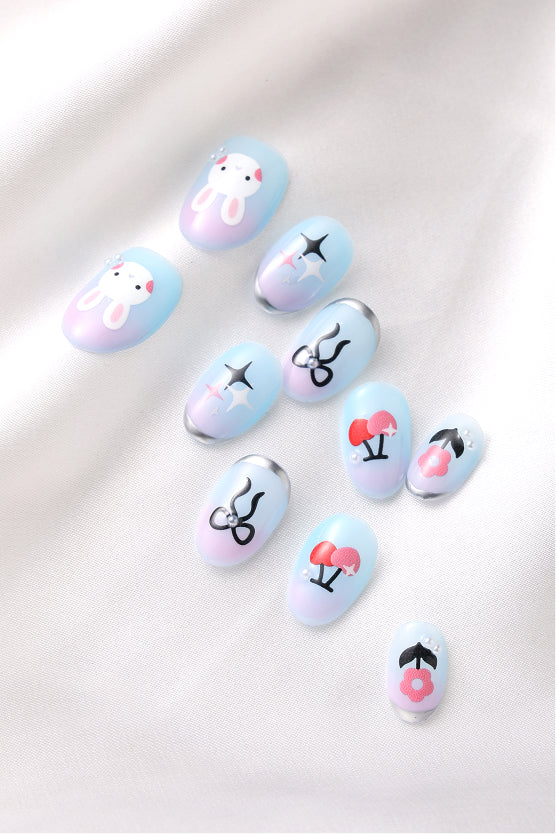 XO Bunny by Alice Lee- Press-on Nails