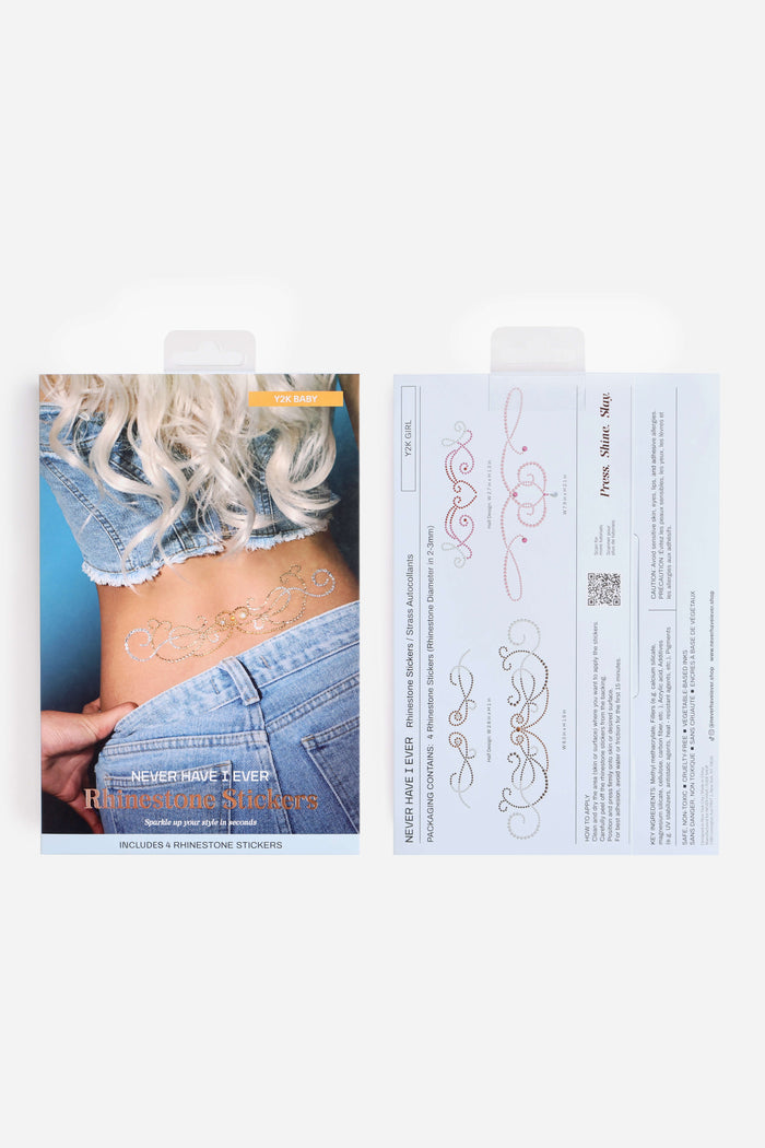 Y2k Baby - Rhinestone Tattoo Set