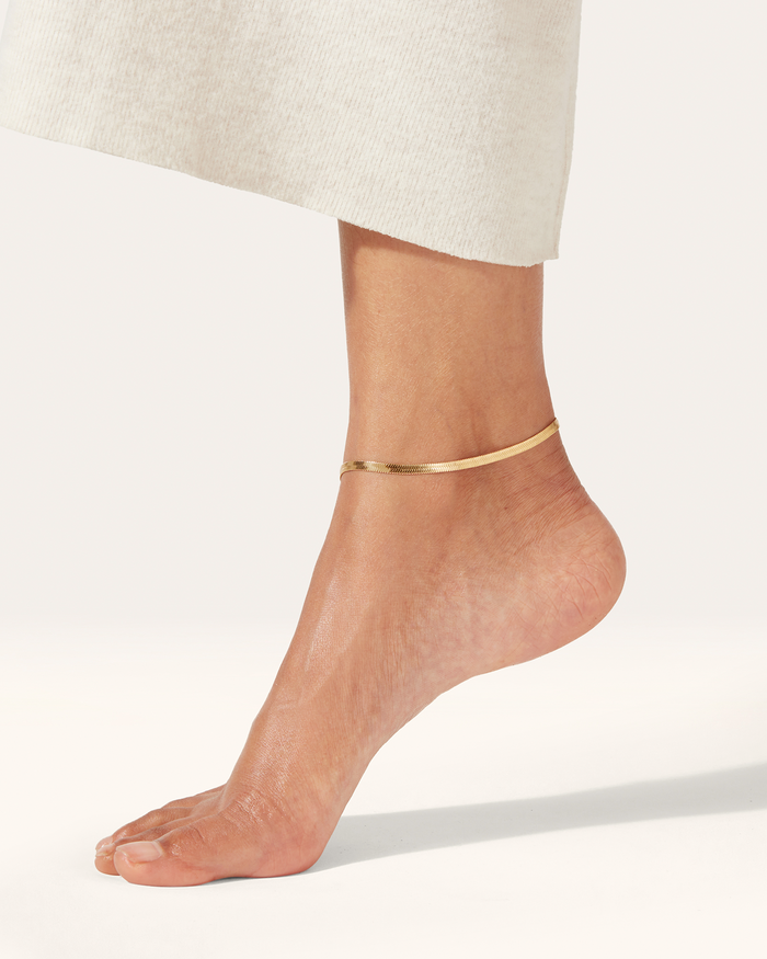 JENNY BIRD Waterproof Zeina Anklet Gold Anklet For Women