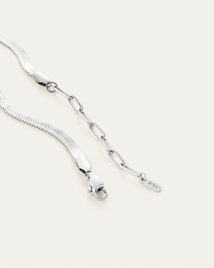 JENNY BIRD Waterproof Zeina Anklet Silver Anklet For Women