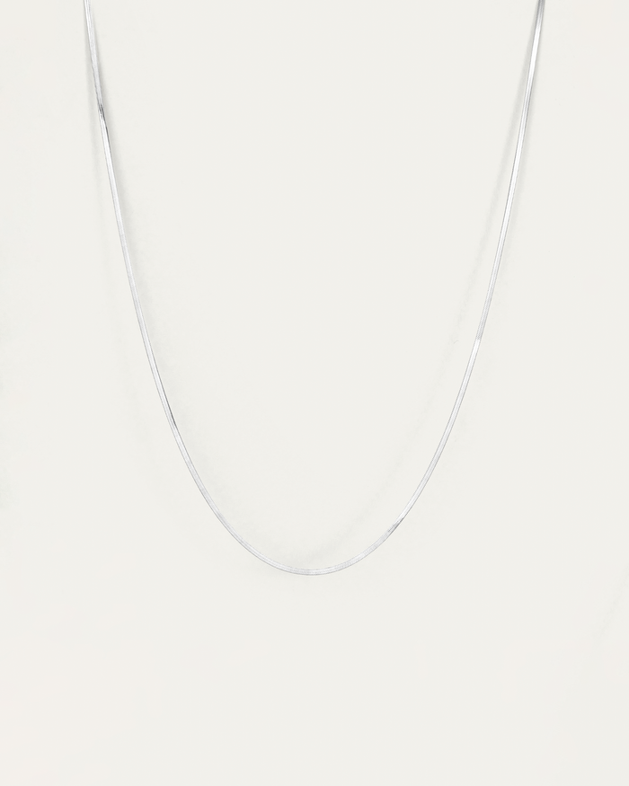 JENNY BIRD Waterproof Zeina Slim Chain Silver Chain For Women