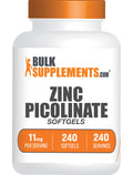 BulkSupplements.com Zinc Picolinate 240 softgels bottle image